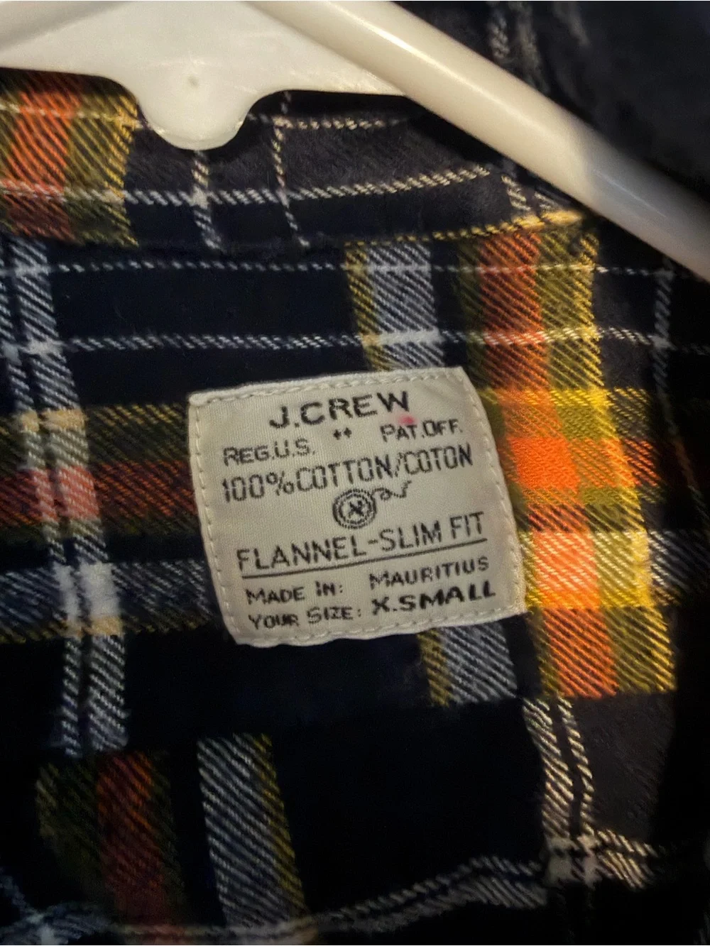 J. Crew lightweight plaid